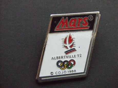 Olympische Spelen Albertville 1992 sponsor Mars Cojo